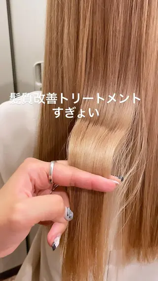 ロング カラー ヘアアレンジ REONA🪽✨薬院 レイヤーカット🫧のヘアスタイル