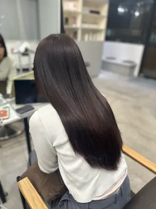ロング パーマ ハイトーンカラー が絶対可愛い✨泰聖✨のヘアスタイル