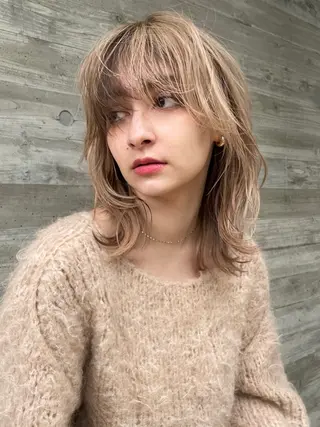 ミディアム カラー カットモデル募集中 ／HARUKA🎀のヘアスタイル