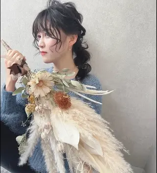ロング ヘアアレンジ 伊藤 早人のヘアスタイル