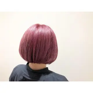 ショート カラー ハイトーン/ブリーチ ルミエール/新栄/栄のヘアスタイル