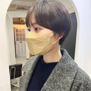 ショート カラー Hareru 豊田 修廣のヘアスタイル