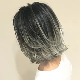ショート カラー 髪質改善カラー韓国風 レイヤーtudaのヘアスタイル