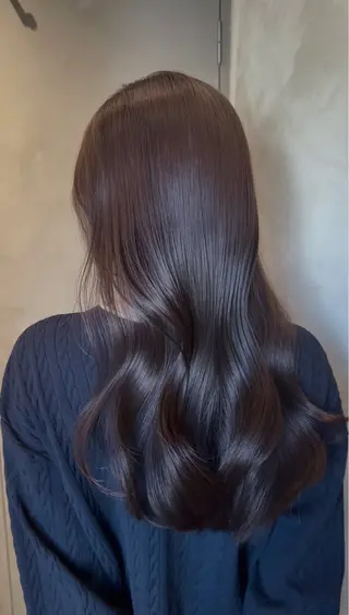 ロング 師岡 美夢のヘアスタイル