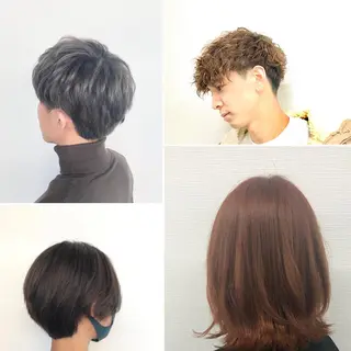 セミロング カラー パーマ ヘアアレンジ メンズ キッズ ✨最強美容師✨ 💙にっしー西村💙のヘアスタイル