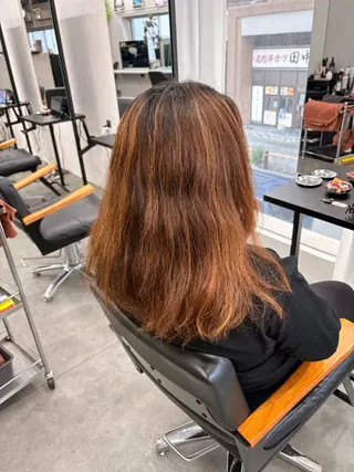 ミディアム カラー LIV My【マイ】 髪質改善/箕面のヘアスタイル