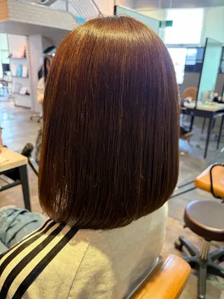 ミディアム ✨縮毛矯正モデル✨ RURUのヘアスタイル