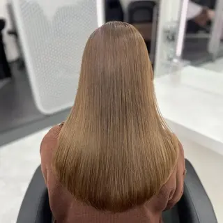 カラー 🌸春の暗髪カラー 🌸透明感ヘアのヘアスタイル
