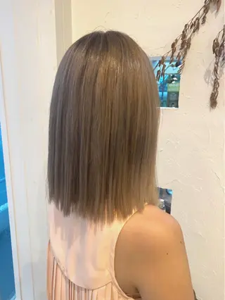 ミディアム カラー パーマ メンズ ネイル 豊橋美容院 ソンリエのヘアスタイル