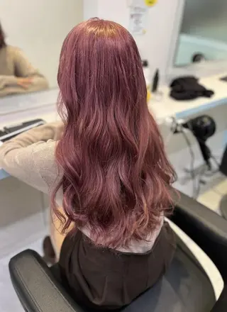 セミロング カラー 🎆浴衣着付け👘 ✨ヘアセット🐹のヘアスタイル