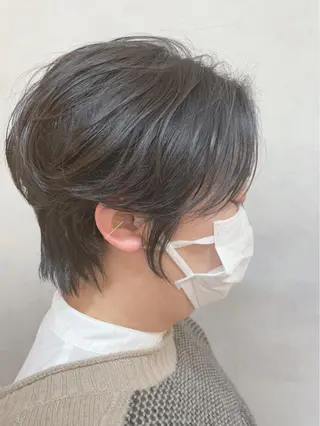 ショート パーマ 中村 幸子のヘアスタイル