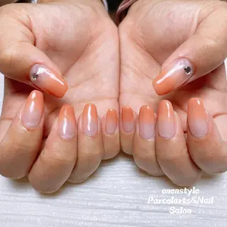 ミディアム ネイル 🐾enen style 🐾のネイルデザイン