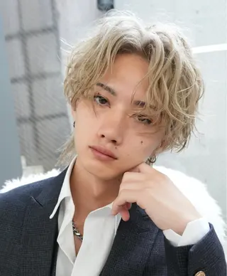 カラー メンズ メンズヘア Hikaruのヘアスタイル