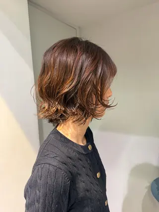 ショート パーマ 骨格診断/レイヤー ⭐シミズリホのヘアスタイル