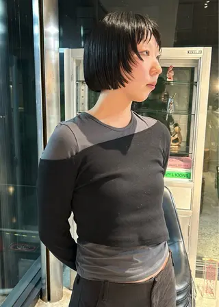 ショート 似合わせカット カラー/心斎橋/メイのヘアスタイル