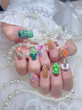 ネイル princess スカルプ専門店のネイルデザイン