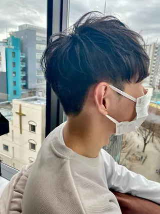 ショート パーマ メンズ 似合う髪型見つけます AYAKAのヘアスタイル