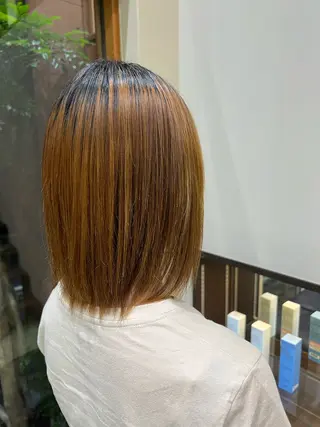 セミロング 吉田 健吏のヘアスタイル