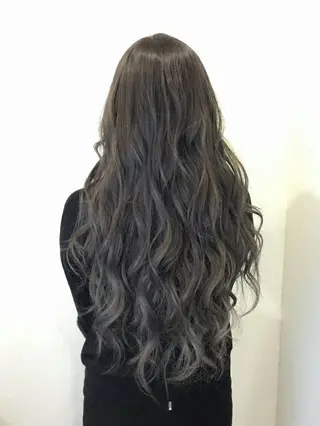 ロング カラコレ難波 sakamotoのヘアスタイル
