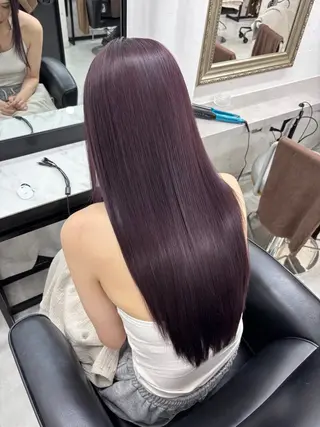 ロング カラー ブリーチ/エクステ モデル募集中🖤のヘアスタイル