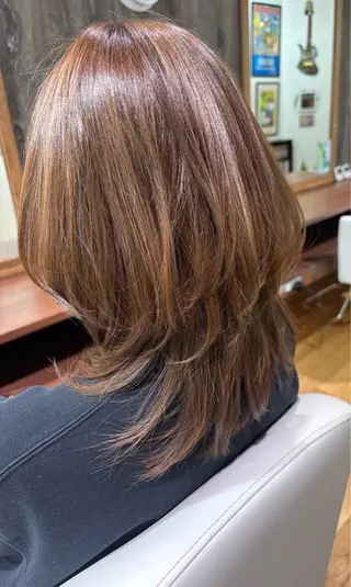 ミディアム Rita- 小栗奈津子のヘアスタイル