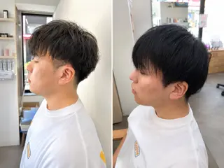 ショート パーマ メンズ KOTKA 大山和希のヘアスタイル