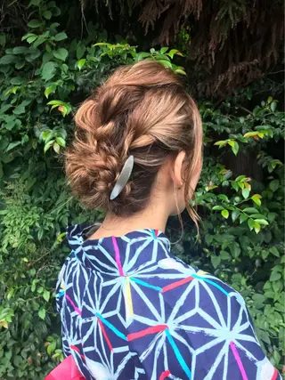ロング ヘアアレンジ シールエクステ 🪽CHIAKIのヘアスタイル