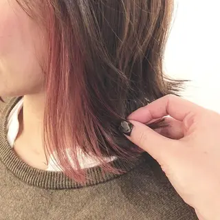 ショート カラー Saori / ボブ /顔周り/カラー🎀のヘアスタイル