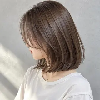 ミディアム カラー りんか/高槻/ モデル募集中のヘアスタイル