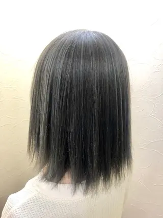ミディアム 青木 優歩のヘアスタイル