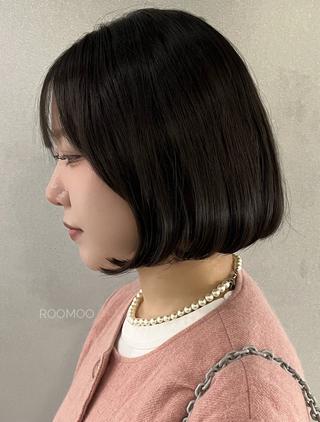 ショート 韓国ボブ/ハッシュ カットKIRAのヘアスタイル
