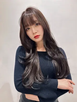 ロング Rita/髪質改善/ ブリーチなしWカラーのヘアスタイル