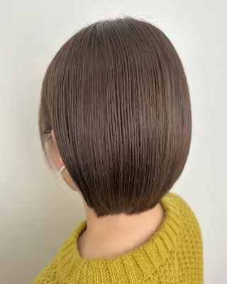 ショート カラー トレンド/顔まわり/ レイヤー/髪質改善のヘアスタイル