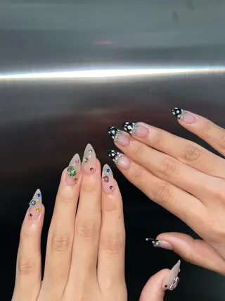 ネイル うの 韓国ﾈｲﾙ໒꒱⋆⭒˚のネイルデザイン