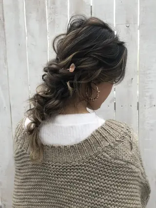 ロング ヘアアレンジ HIME. **ヒメドットのヘアスタイル