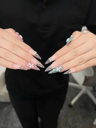 ネイル Sora nail 長さ出し専門店のネイルデザイン