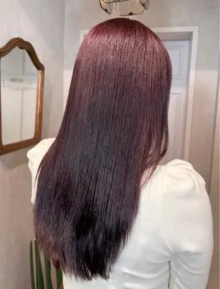 ロング カラー 透明感カラー🫧🎀 まりなのヘアスタイル