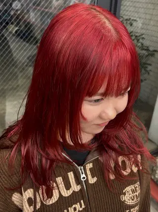 セミロング カラー HIBIKI / 透明感カラーのヘアスタイル