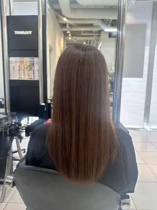 セミロング はにいレイヤーカット モデル募集中のヘアスタイル