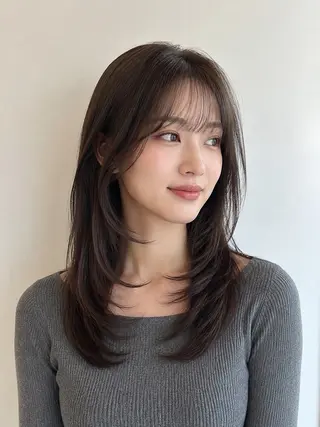 セミロング カラー maison ema 🌸Nodokaのヘアスタイル
