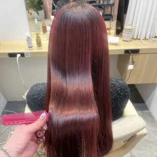 ロング カラー 大人韓国レイヤー🫧 暖色カラー/はるのヘアスタイル