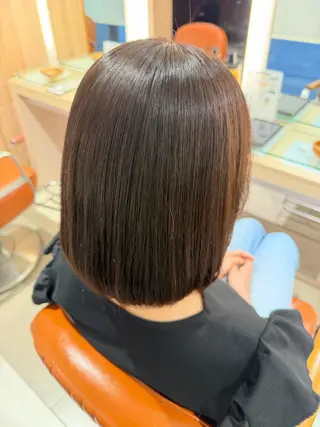 ミディアム 自由が丘/まい/カラ ーモデル🎀/艶髪✨のヘアスタイル