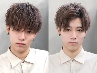 メンズ 江坂エリア最安値 カラー特化💎川田のヘアスタイル