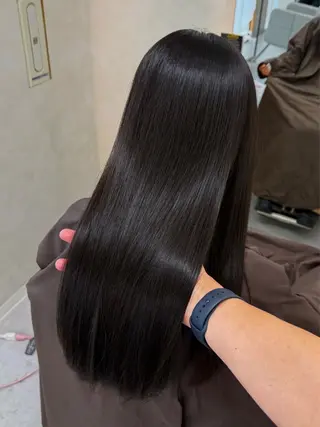 ロング 大場 賀句のヘアスタイル