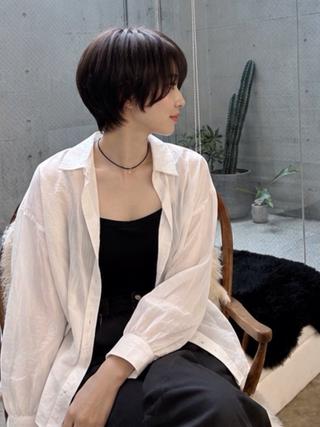 ショート カラー pia 薬院のヘアスタイル