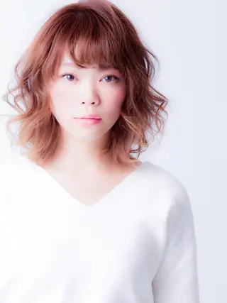 ミディアム 伸びても可愛いカラー 愛甲竜佑のヘアスタイル