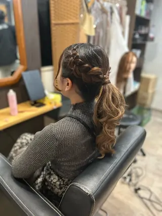 ヘアアレンジ sibelles セイロのヘアスタイル