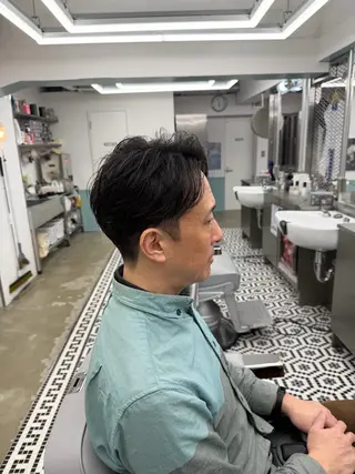 ショート メンズ メンズ特化理容師 ふうきのヘアスタイル