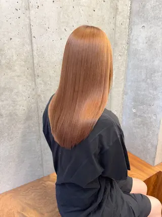 セミロング カラー 💖美髪矯正💖 辻未侑のヘアスタイル