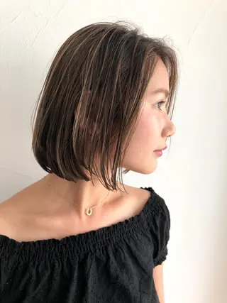 ショート カラー 似合わせカット/ レイヤーカット/新谷のヘアスタイル